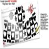 Hearts and Stars Black and White - Decal Style Skin Wrap fits Google Home Original (Google Home NOT Included) view 3