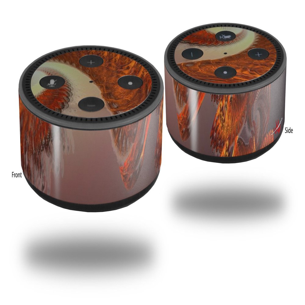 Skin Wrap Decal Set 2 Pack for Amazon Echo Dot 2 - Solar Power (2nd Generation ONLY - Echo NOT Included)