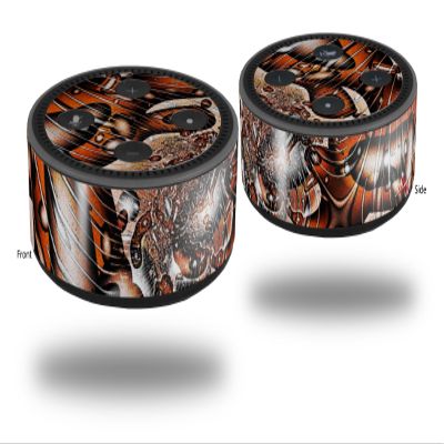Skin Wrap Decal Set 2 Pack for Amazon Echo Dot 2 - Comic (2nd Generation ONLY - Echo NOT Included)