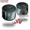 Skin Wrap Decal Set 2 Pack for Amazon Echo Dot 2 - Thunderstorm (2nd Generation ONLY - Echo NOT Included) view 2