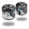 Skin Wrap Decal Set 2 Pack for Amazon Echo Dot 2 - Baja 0018 Blue Medium (2nd Generation ONLY - Echo NOT INCLUDED) view 1