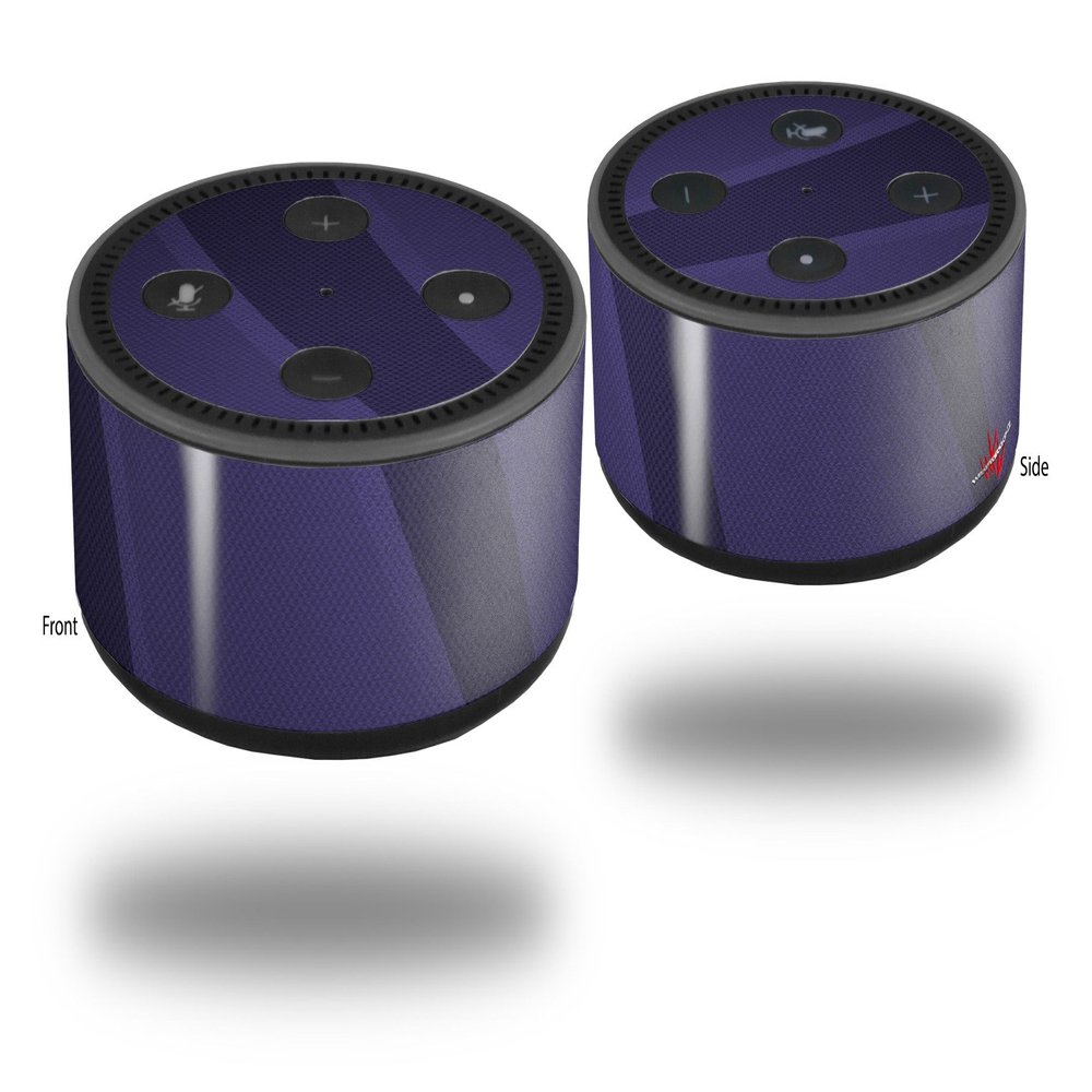 Skin Wrap Decal Set 2 Pack for Amazon Echo Dot 2 - VintageID 25 Purple (2nd Generation ONLY - Echo NOT Included)