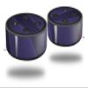 Skin Wrap Decal Set 2 Pack for Amazon Echo Dot 2 - VintageID 25 Purple (2nd Generation ONLY - Echo NOT Included) view 1