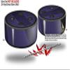 Skin Wrap Decal Set 2 Pack for Amazon Echo Dot 2 - VintageID 25 Purple (2nd Generation ONLY - Echo NOT Included) view 2