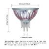 10Watt 12Volt MR16 Halogen Light Bulbs, 120 Lumens Bi Pin Wide Beam 4000Hr Life, 2700K Warm White Precision Reflector Fiber Optic Light Bulb (6 Pack) view 2
