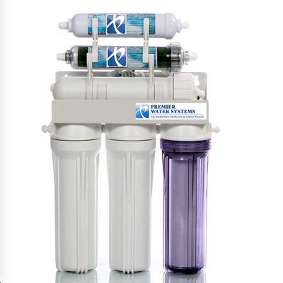 Reverse Osmosis Water Filter System DUAL OUTLET RO/DI | 100 GPD Drinking/Aquarium NTF