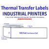 4" X 500' Thermal Transfer Labels - 3" Core, 8" Outer Diameter. Supplied 1 Label Per Roll - 4 Rolls Per Case view 1
