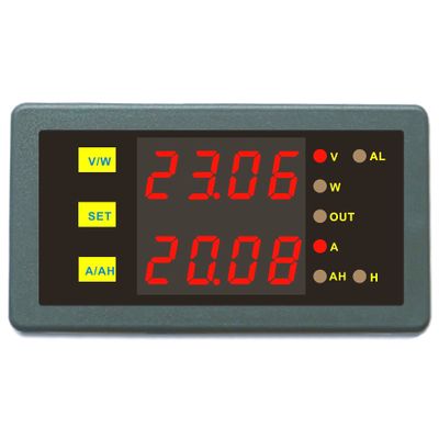 DC Programmable Meter Controller 0-200V 0-500A Volt Amp Power Ah Auto Shut Down