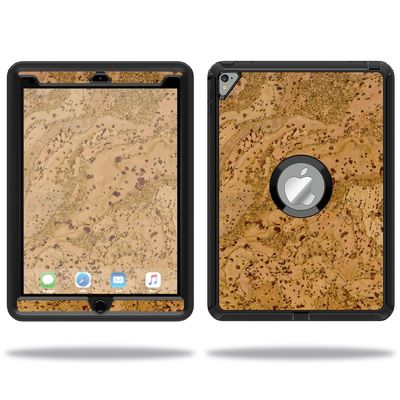 MightySkins Skin Compatible with OtterBox Defender Apple iPad Pro 9.7 Case wrap Cover Sticker Skins Cork