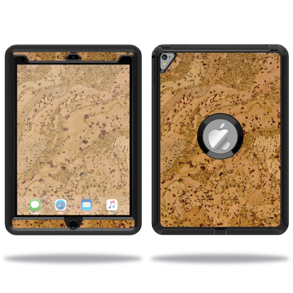 MightySkins Skin Compatible with OtterBox Defender Apple iPad Pro 9.7 Case wrap Cover Sticker Skins Cork