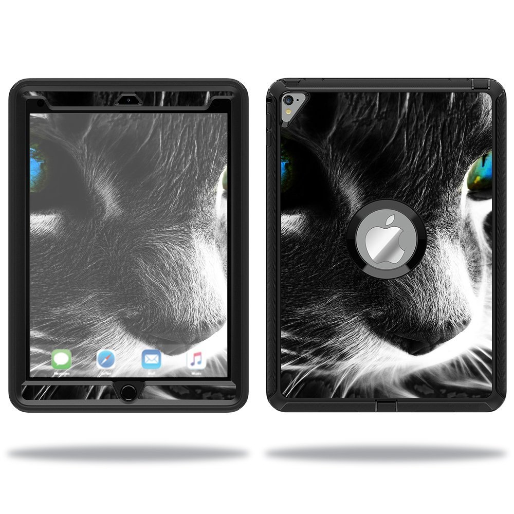 MightySkins Skin Compatible with OtterBox Defender Apple iPad Pro 9.7 Case wrap Cover Sticker Skins Cat