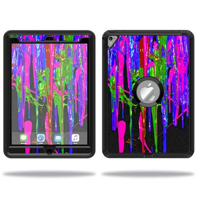 MightySkins Skin Compatible with OtterBox Defender Apple iPad Pro 9.7 Case wrap Cover Sticker Skins Drips