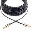 100 Foot 3.5mm Mono Male to Male cable with Black PVC Jacket by Custom Cable Connection view 1