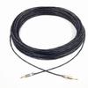 100 Foot 3.5mm Mono Male to Male cable with Black PVC Jacket by Custom Cable Connection view 2