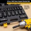 Titan 42319 19-Piece 1/2" Drive SAE Deep Impact Socket Set view 4
