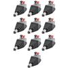 JacobsParts Male DC Barrel Power Plug Screwless Quick Wire Connector 5.5mm x 2.1mm for 12V/24V LED Strip and Electronics (10 Pack) view 1