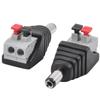 JacobsParts Male DC Barrel Power Plug Screwless Quick Wire Connector 5.5mm x 2.1mm for 12V/24V LED Strip and Electronics (10 Pack) view 3