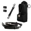 Boston Leather Firefighter's Bundle - Anti-Sway Strap, Reflective Belt, Radio Holder for Motorola HT750/HT1250, 2 Cord Keepers view 1