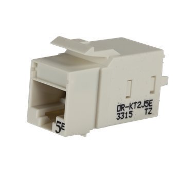 C2G Cat5e Keystone Jack Lacing Cap - Fog White KT2J5E