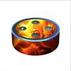 Skin Decal Vinyl Wrap for Amazon Echo Dot 2 (2nd Generation) / Fire Swirl Abstract view 1