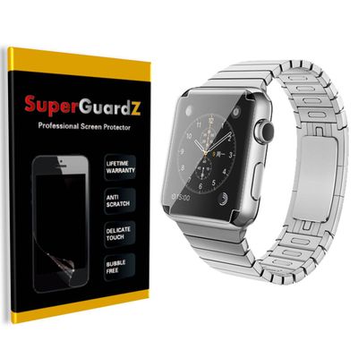 [4-Pack] for Apple Watch 38 mm (1st Generation) - SuperGuardZ [Full Cover] Screen Protector, Ultra Clear, Anti-Scratch, Anti-Bubble