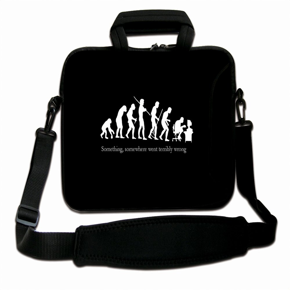 10" Inches Design Laptop Notebook Sleeve Soft Case Bag With Handle and Shoulder Strap