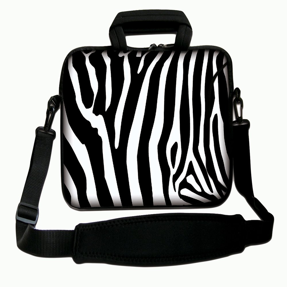 10" Inches Design Laptop Notebook Sleeve Soft Case Bag With Handle and Shoulder Strap