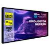 Silver Ticket Products STR Series 6 Piece Home Theater Fixed Frame 4K / 8K Ultra HD, HDTV, HDR & Active 3D Movie Projection Screen, 16:9 Format, 120" Diagonal, High Contrast Material STR-169120-HC view 1