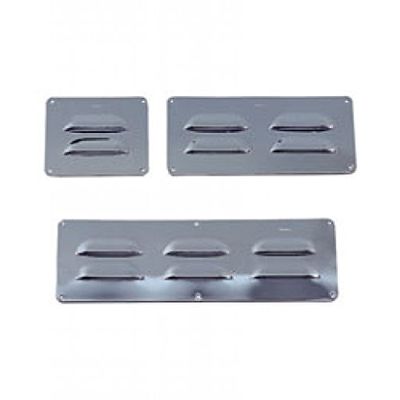 Perko Louver Vent Chrome Plated Brass 7-1/2" X 2-1/2"