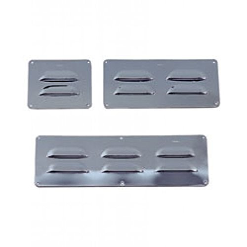 Perko Louver Vent Chrome Plated Brass 7-1/2" X 2-1/2"