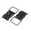 uxcell 20pcs Box Case Retro Style Positioning Support Hinges 44mmx30mm view 2