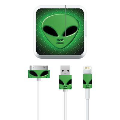 MightySkins Skin Compatible with Apple iPad Charge Kit wrap Cover Sticker Skins Alien Invasion