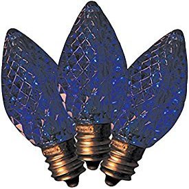 Holiday Bright Lights Led C7 SMD Bulb Blu Bx25