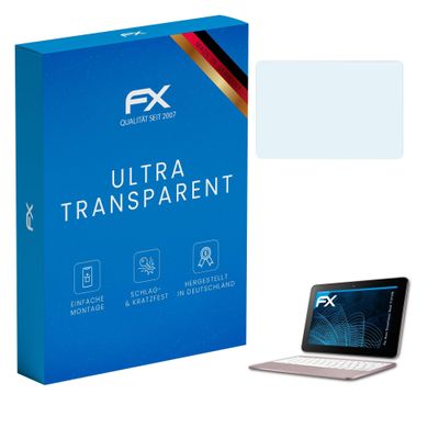 atFoliX Screen Protection Film compatible with Asus Transformer Book T101HA Screen Protector, ultra-clear FX Protective Film (2X)
