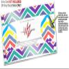 Skin Wrap Decal Set 2 Pack for Amazon Echo Dot 2 - Zig Zag Colors 04 (2nd Generation ONLY - Echo NOT Included) view 3