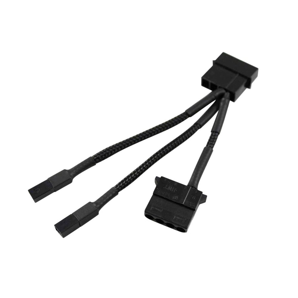 Darkside Connect Pass-Through Y-Cable | 4" | 4-Pin Molex - Type 8s (DS-0375)