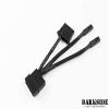 Darkside Connect Pass-Through Y-Cable | 4" | 4-Pin Molex - Type 8s (DS-0375) view 2