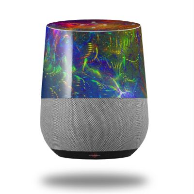 Fireworks - Decal Style Skin Wrap fits Google Home Original (Google Home NOT Included)