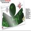 Bokeh Music Green - Decal Style Skin Wrap fits Google Home Original (Google Home NOT Included) view 3