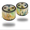 Skin Wrap Decal Set 2 Pack for Amazon Echo Dot 2 - Water Butterflies (2nd Generation ONLY - Echo NOT Included) view 1