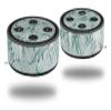 Skin Wrap Decal Set 2 Pack for Amazon Echo Dot 2 - Flowers Pattern 09 (2nd Generation ONLY - Echo NOT Included) view 1