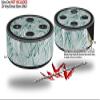 Skin Wrap Decal Set 2 Pack for Amazon Echo Dot 2 - Flowers Pattern 09 (2nd Generation ONLY - Echo NOT Included) view 2