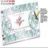 Skin Wrap Decal Set 2 Pack for Amazon Echo Dot 2 - Flowers Pattern 09 (2nd Generation ONLY - Echo NOT Included) view 3