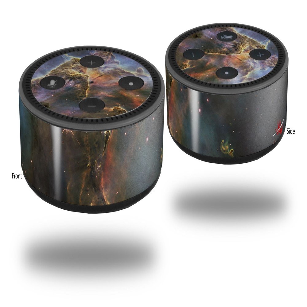 Skin Wrap Decal Set 2 Pack for Amazon Echo Dot 2 - Hubble Images - Mystic Mountain Nebulae (2nd Generation ONLY - Echo NOT Included)