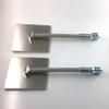 Stainless Steel Refrigerator Door Lock Kit - NO Padlock view 3