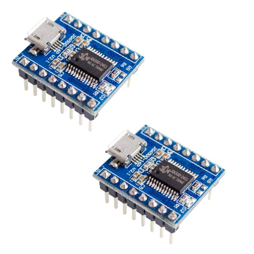 HiLetgo 2pcs JQ6500 Voice Module Sound Module MCU 5 Channel Serial Control MP3 Music Play SPI