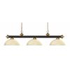 Riviera - 3 Light Island/Billiard in Craftsman Style - 16 Inches Wide by 16 Inches High view 3