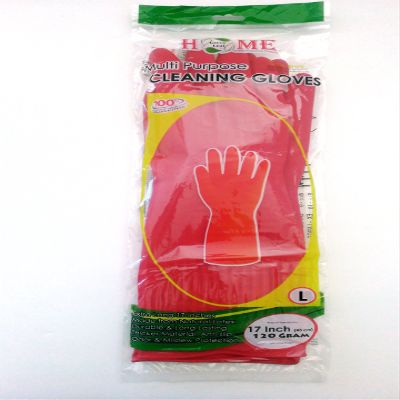 C21-00032L Uniware 17" Bi Color Latex Gloves(1 Dozen) (L)