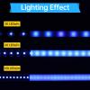 Muzata 10Pack 3.3FT/1M LED Channel Aluminum U Shape Silver LED Strip Diffuser Channel with Milky White Cover Easy Installation U1SW WW 1M view 4