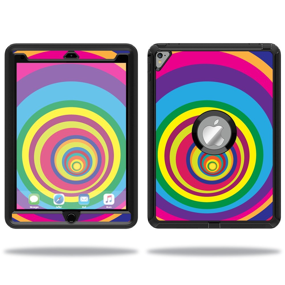 MightySkins Skin Compatible with OtterBox Defender Apple iPad Pro 9.7 Case wrap Cover Sticker Skins Circles